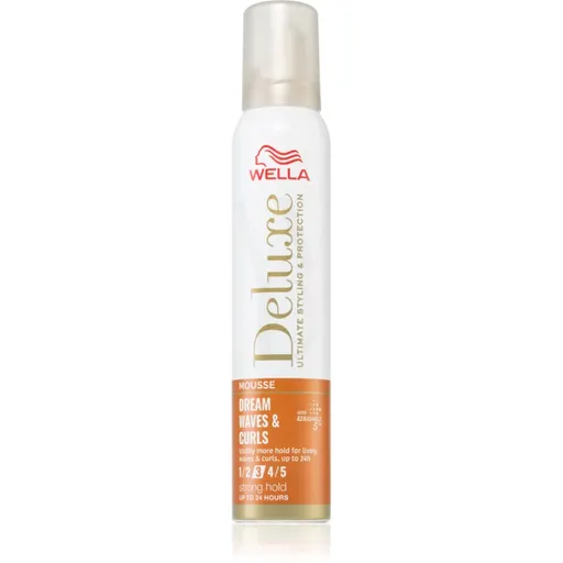 Wella Deluxe Dream Waves & Curls spuma  pentru par ondulat si cret 200 ml