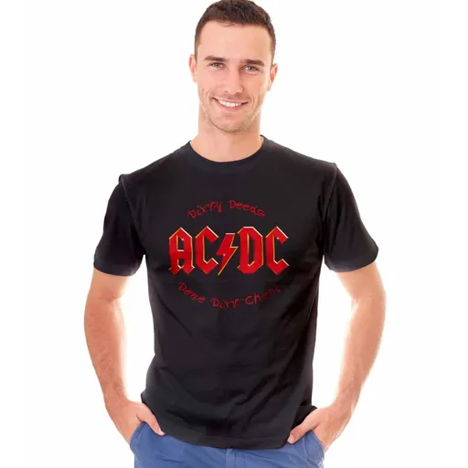 Tricou AC/DC, bumbac organic