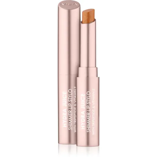 MUA Makeup Academy Hydra Juice Peptide Shimmer Lip Stylo ruj stralucitor cu efect de nutritiv culoare Heartfelt Hun 1.5 g
