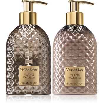 Vivian Gray Gemstone Ylang & Vanilla set cadou cu efect de hidratare