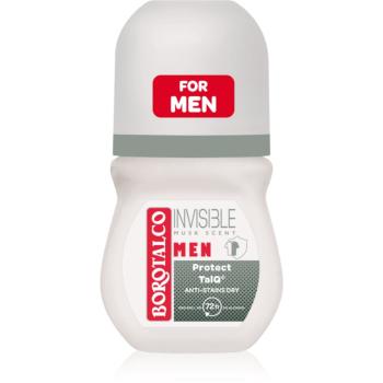 Borotalco MEN Invisible guličkový dezodorant roll-on 72h vône Musk 50 ml