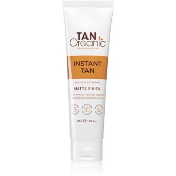 TanOrganic Instant Tan lotiune autobronzanta pentru corp cu efect matifiant 100 ml