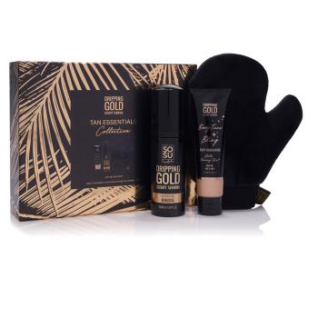 Dripping Gold Set cadou Tan Essentials Set