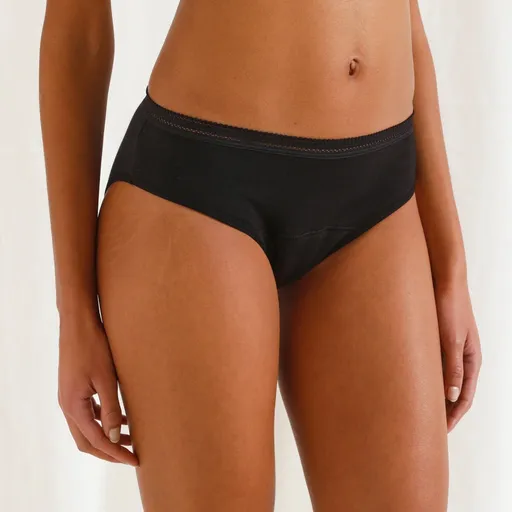 Chiloți menstruali Athena din bumbac organic, pentru menstruații abundente