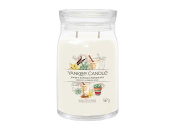 Yankee Candle Lumânare aromatică Signature pahar mare Sweet Vanilla Horchata 567 g