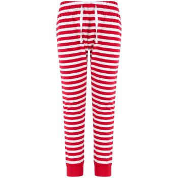 SF (Skinnifit) Dětské pyžamové kalhoty se vzorem - Červená / bílá | 11-12 let