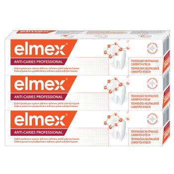 ELMEX Anti-Caries Protection Professional Zubná pasta 3 x 75 ml