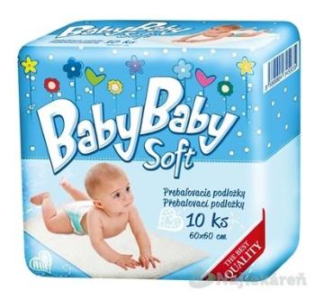 BabyBaby Soft prebaľovacie 60 x 60 cm 10 ks