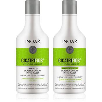 INOAR CicatriFios set pentru parul deteriorat si fragil 2x250 ml