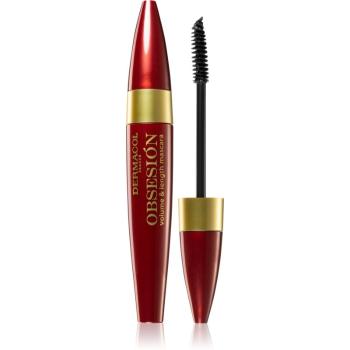 Dermacol Obsesión mascara pentru volum, alungire si separarea genelor Black 12 ml