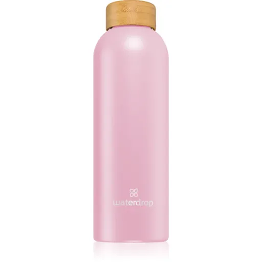 Waterdrop Thermo Steel sticlă inoxidabilă pentru apă culoare Pastel Pink Matt 600 ml