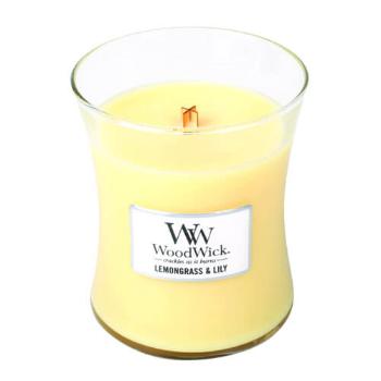 WoodWick Lumanare parfumată Lemongrass & Lily 275 g