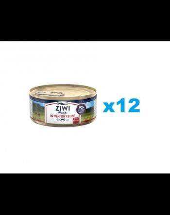 ZIWIPEAK Cat Venison carne de vanat pentru pisici 12 x 85 g hrana umeda