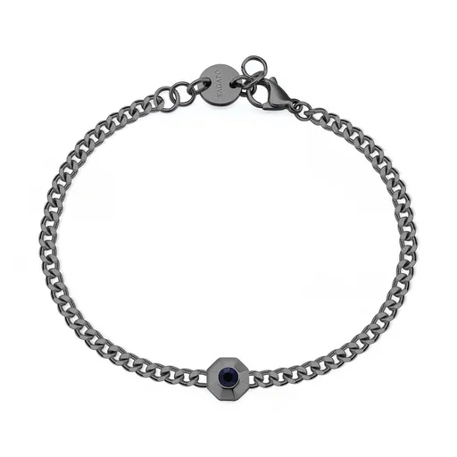 S'Agapõ Brățară de oțel decentă pentru bărbați Snap SNP12