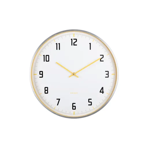 Karlsson 5969BY ceas de perete design galben,diametru 40 cm, galben