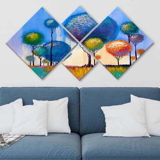 Pictură decorativă MDF, 4MDF1113573101, Imprimat UV, Multicolor