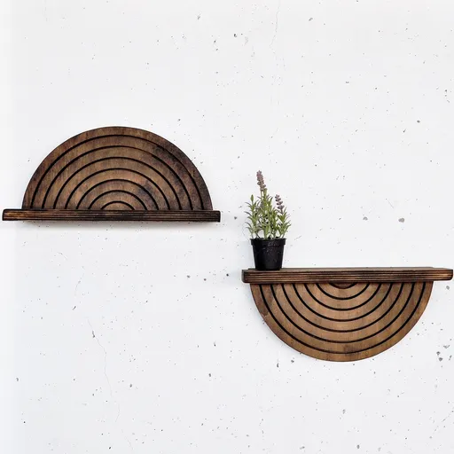 Raft de perete, Hanah Home, Raf296, Lemn