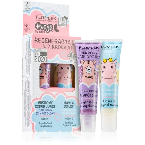 FlosLek Laboratorium Vege Lip Care set cadou pentru buze uscate