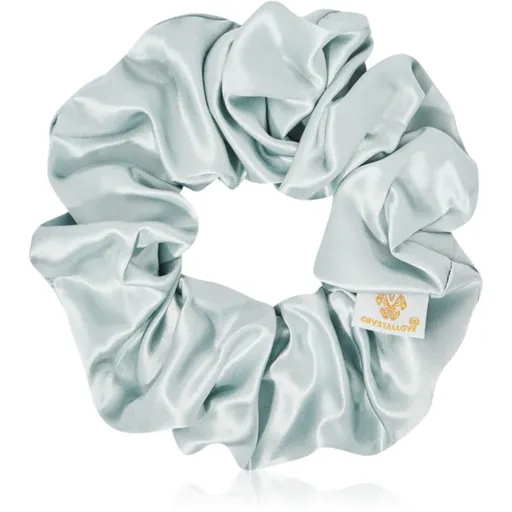 Crystallove Mulberry Silk Scrunchie elastic pentru păr din mătase Amazonite 1 buc
