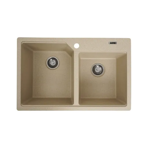 Chiuveta de Bucatarie Elefant Premium Harmony, Safari Bej 775x495/420 mm