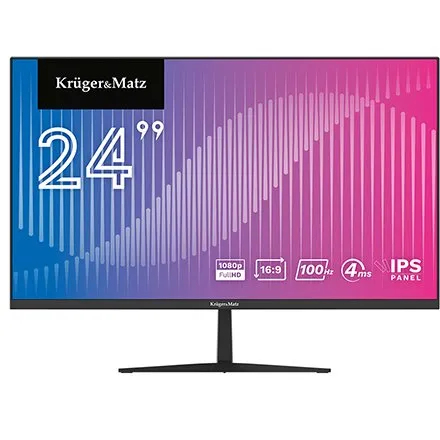 Monitor 24 INCH 100HZ KRUGER&MATZ KM9901-MT24, difuzoare, Full HD, VESA, HDMI