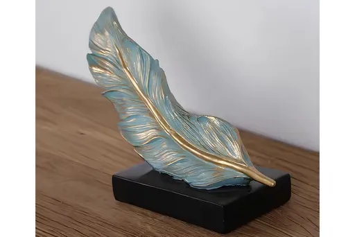 Decoratiune, CY0360, 19x21x12 cm, Poliester, Verde menta