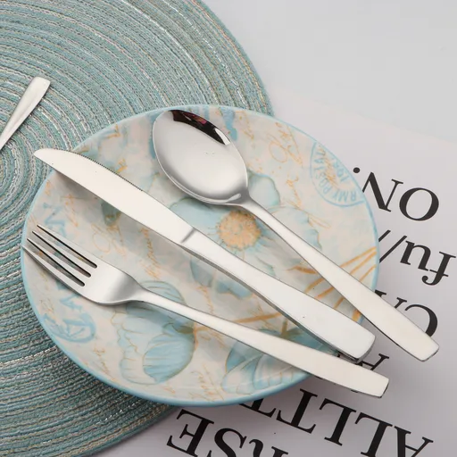 Set tacamuri 24 piese Lahti, Ambition, inox, argintiu