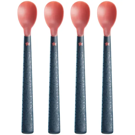 Tommee Tippee Heat Sense linguriță cu senzor de căldură 4m+ 4 buc