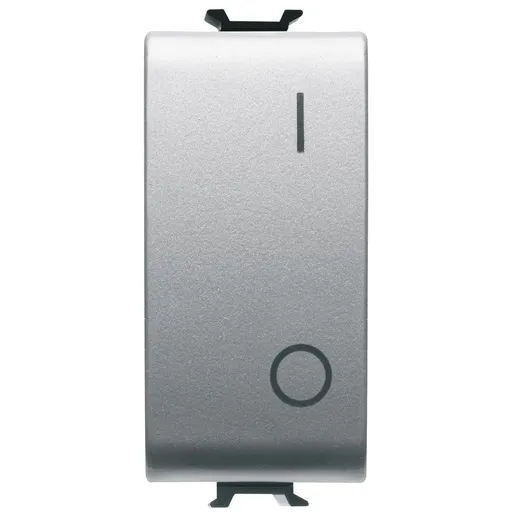 Intrerupator 2 poli 1M 16A Gewiss Chorus GW14004, titan