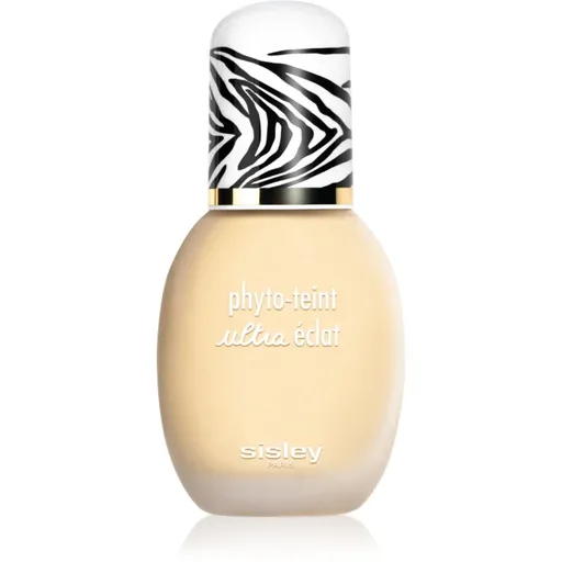 Sisley Phyto-Teint Ultra Eclat fard lichid de lunga durata pentru o piele mai luminoasa culoare 0W (0) Porcelaine 30 ml