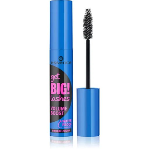 essence Get BIG! Lashes mascara rezistent la apă, pentru volum culoare 01 Black 12 ml