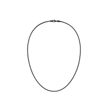 Daniel Wellington Colier cu design stilat, din oțel negru Tide Mesh DW00401105