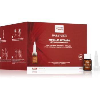 MartiDerm Hair System fiolă impotriva caderii parului 28 buc