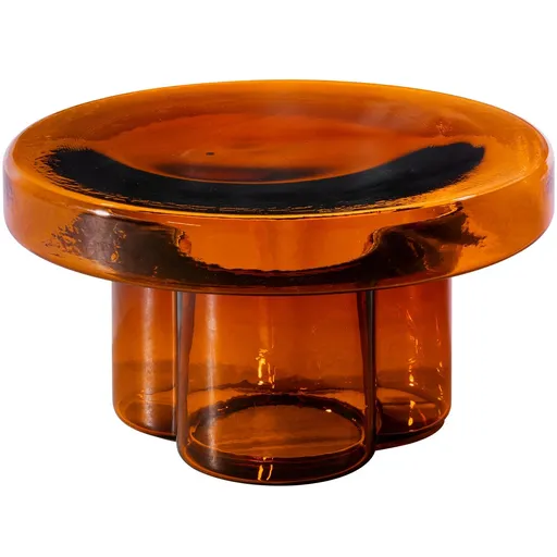 Masă laterală din sticlă Soda, chihlimbar - Miniforms