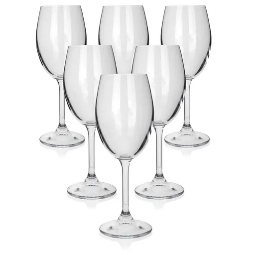 Set de 6 pahare de vin alb BanquetLEONA, 340 ml