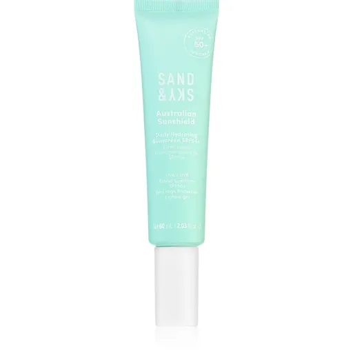 Sand & Sky Australian Sunshield Daily Hydrating Sunscreen SPF50+ crema fata iluminatoare de protectie SPF 50+ 60 ml