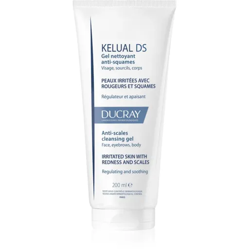 Ducray Kelual DS Anti-Scales Cleansing Gel gel de curățare pentru piele solzoasa si iritata 200 ml