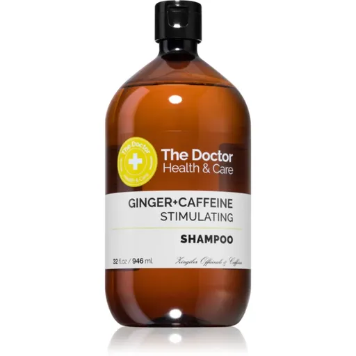 The Doctor Ginger + Caffeine Stimulating sampon de întărire pentru părul subtiat cu tendința de a cădea cu cafeina 946 ml