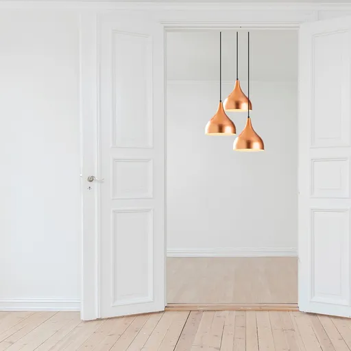 Lustra, Opviq, 892OPV1591, Cupru/Negru