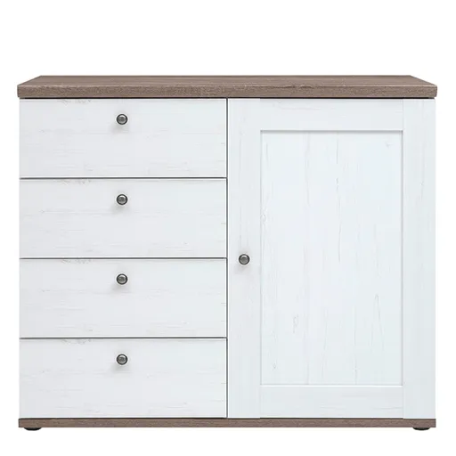 Comodă TEINA 4S1D, pin canyon