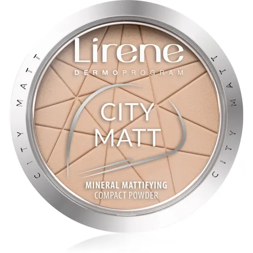 Lirene City Matt pudra matuire culoare 03 Beige 9 g