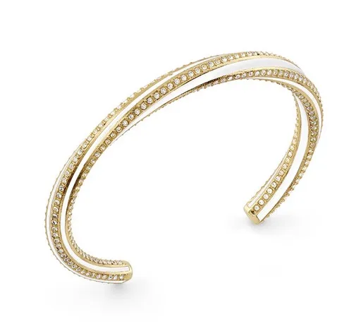 Guess Brățară solidă de lux cu cristale Le Mirage JUBB05381JWYGWH 5,5 cm