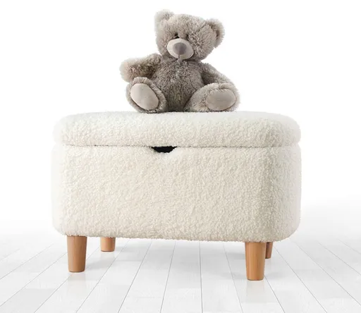 Taburet, Atelier del Sofa, 209FLF1320, Alb