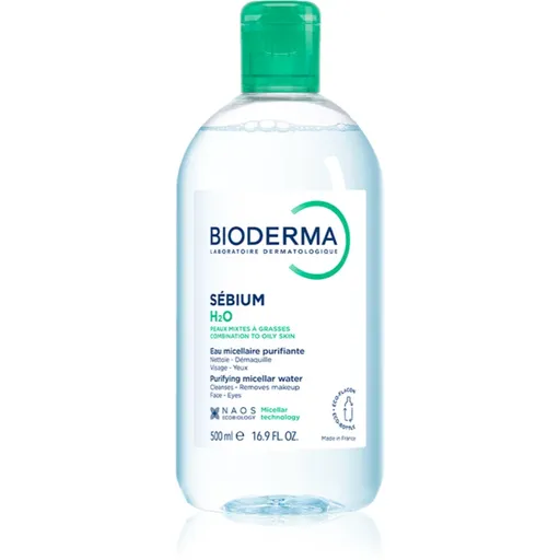 Bioderma Sébium H2O apa cu particule micele pentru ten gras și mixt 500 ml
