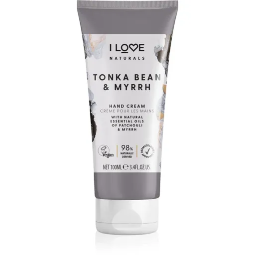 I Love Naturals Tonka Bean & Myrrh crema de maini 100 ml