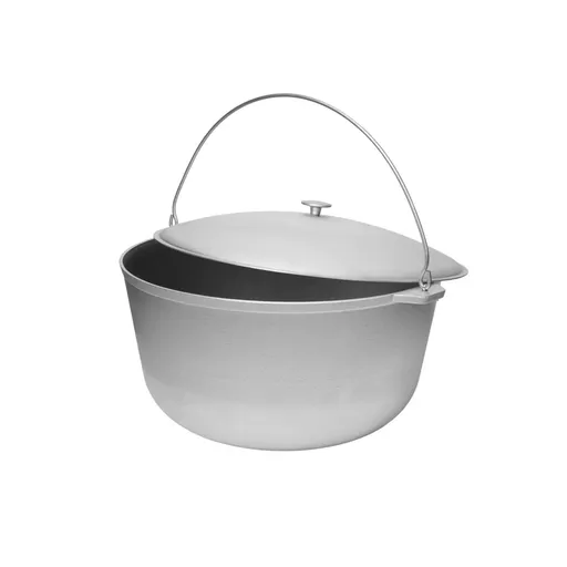 Ceaun din aluminiu alimentar cu capac, capacitate 16 litri