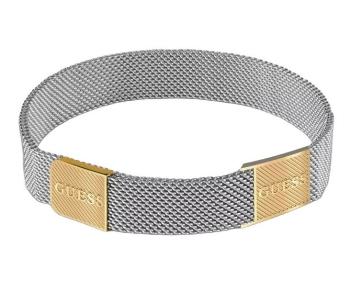 Guess Brățară bicoloră pentru bărbați Bond Street JUMB03027JWYGSTT-U