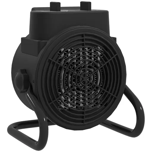 HOMCOM Încălzitor electric reglabil cu 3 moduri, 21.5x15.8x22 cm, Negru | Aosom Romania