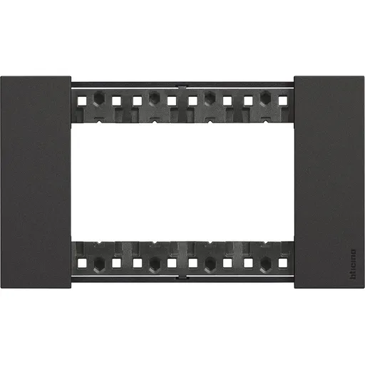 Rama ornament 4 module Bticino Living Now KA4804KG, negru