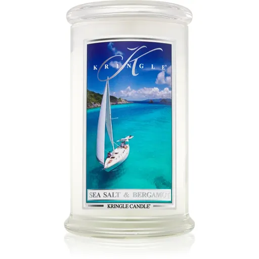 Kringle Candle Sea Salt & Bergamot lumânare parfumată 623 g